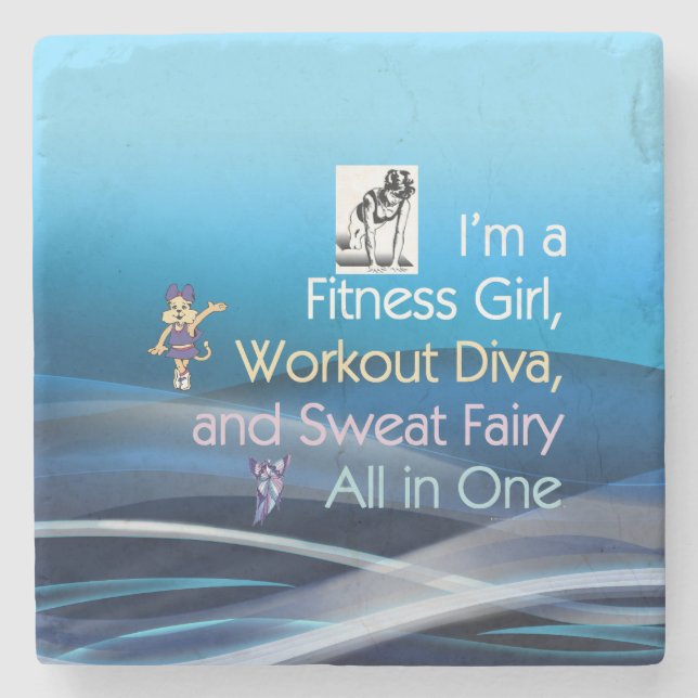 TOP Fitness Triple Play Stone Coaster (Front)