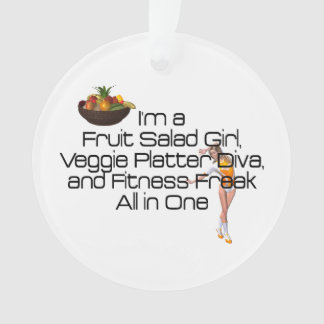 TOP Fruit Salad Fitness Ornament