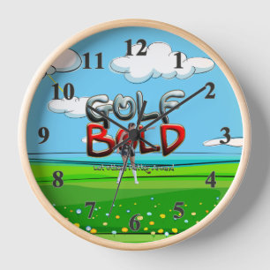 TOP Golf Bold Clock