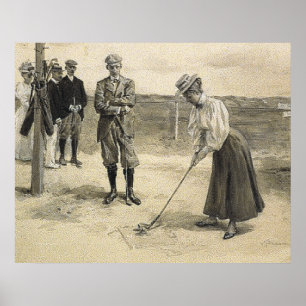 TOP Golf Girl Poster