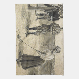 TOP Golf Girl Tea Towel