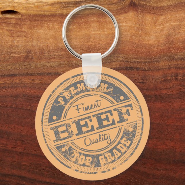 Top Grade Beef Light Colours Key Ring (Front)