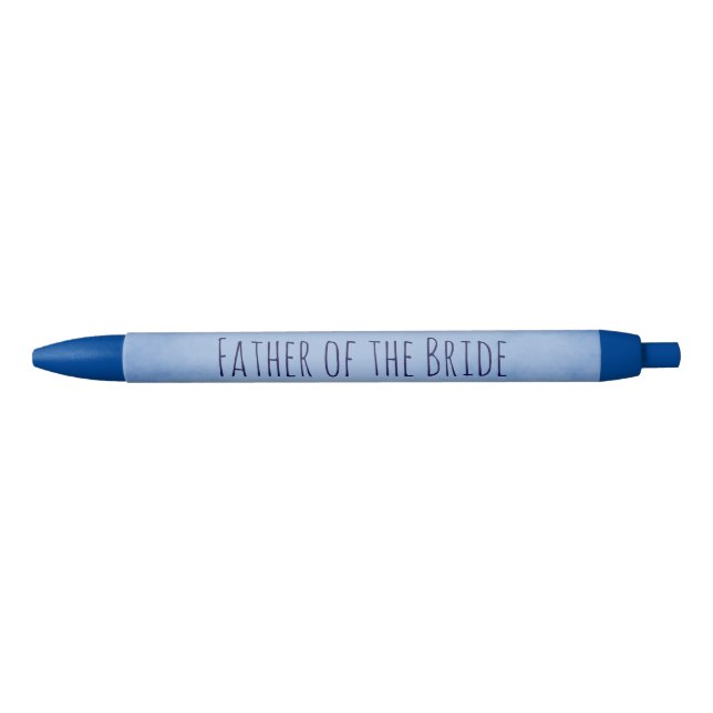 Top Grade Father of the Bride Black Ink Pen (Front)