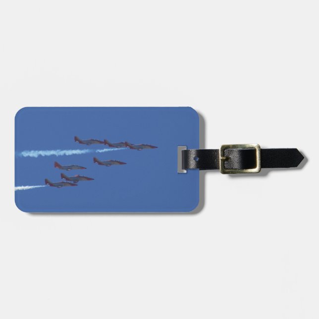 Top Gun Smokin'. Luggage Tag (Front Horizontal)