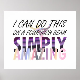 TOP Gymnastics Amazing Poster