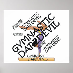 TOP Gymnastics Daredevil Poster