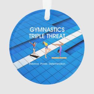TOP Gymnastics Triple Ornament