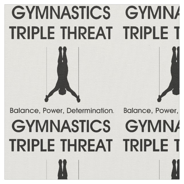 TOP Gymnastics Triple Threat Fabric (Close Up)
