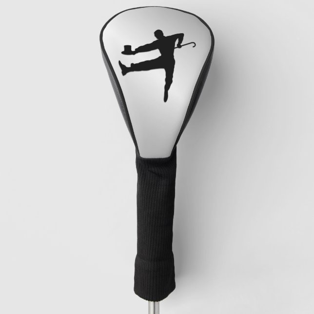 Top Hat and Cane Tap Dancer Golf Head Cover (Front)