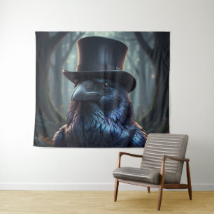 Top Hat Blackbird The Raven Tapestry