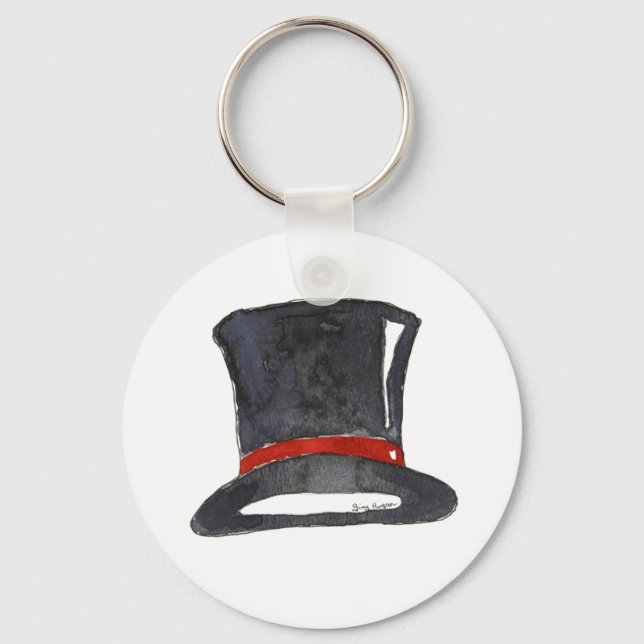 Top Hat Keychain (Front)