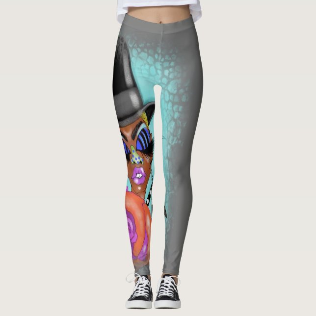 TOP HAT Leggings (Front)