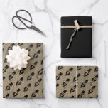 Top Hat Tuxedo Moustache Wedding Wrapping Paper Sh<br><div class="desc">Top Hat Tuxedo Moustache Wedding Wrapping Paper Sheets. Create the perfect wedding or bachelor party gift wrapping. Personalise this design with your own text. Further customise this design by selecting the "customise further" link.</div>