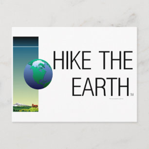 TOP Hike The Earth Postcard