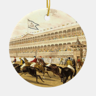 TOP Horse Racing Ceramic Tree Decoration