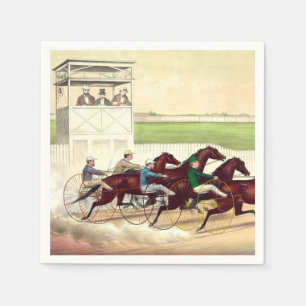 TOP Horse Racing Life Napkin