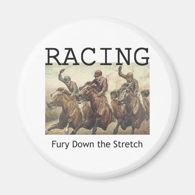 TOP Horse Racing Magnet (Front)
