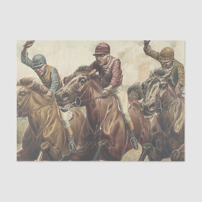 TOP Horse Racing Tissue Paper (Front)