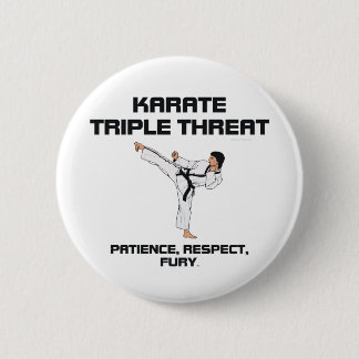TOP Karate Slogan 6 Cm Round Badge