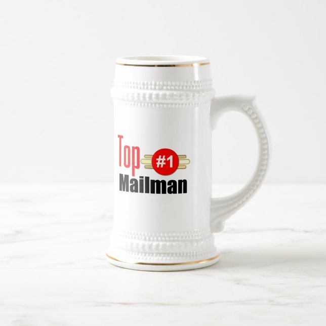 Top Mailman Beer Stein (Right)