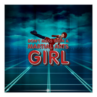 TOP Martial Arts Girl Poster