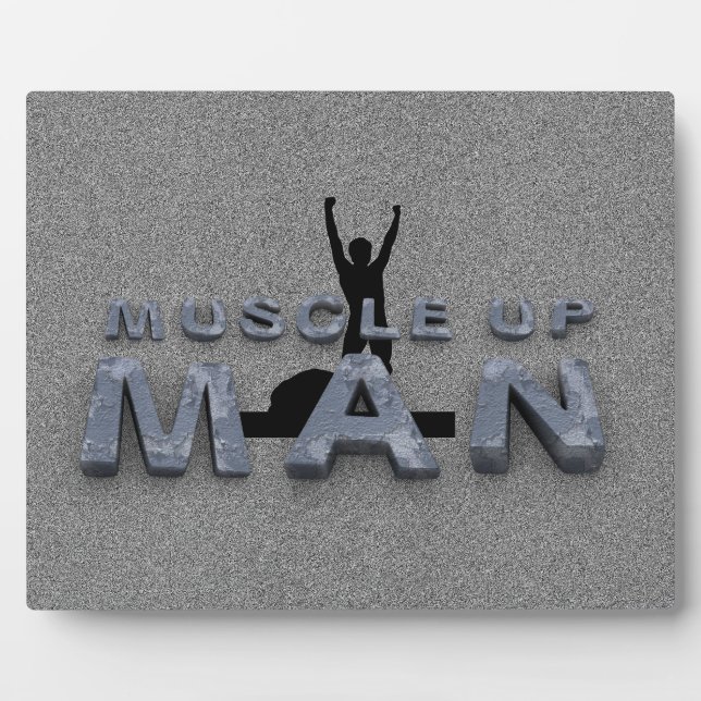 TOP Muscle Up Man Plaque (Front)