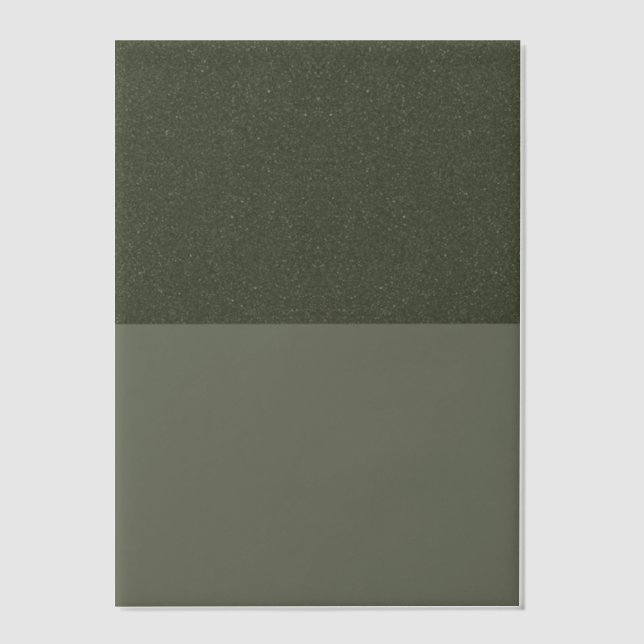 Top Noise Moss Green Vellum Overlay – Customisable Invitations (Front)