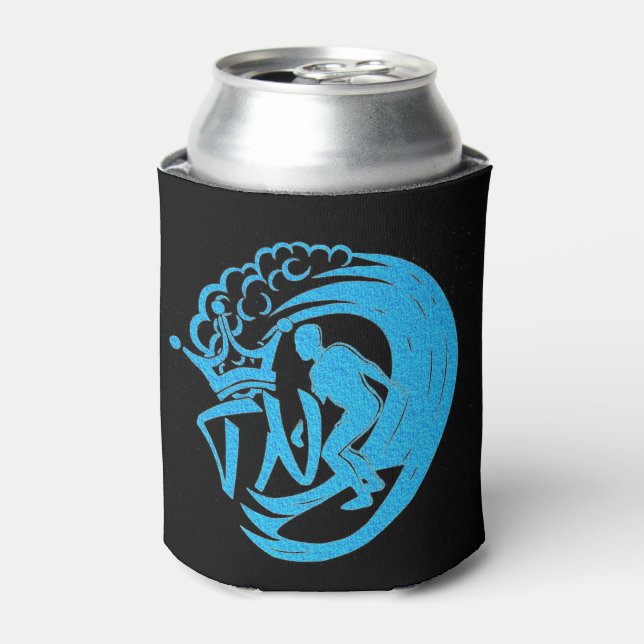 Top Notch Da Wave (BlueKoozie) Can Cooler (Can Front)