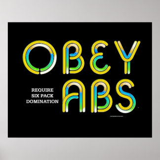TOP Obey Abs Poster