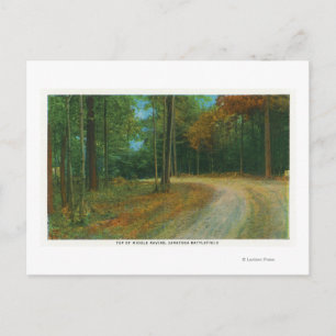 Top of Middle Ravine of Saratoga Battlefield Postcard