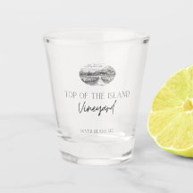 Top of the Island Winery shot Glass