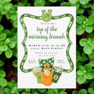 Top of the Morning St. Patrick’s Day Brunch  Invitation