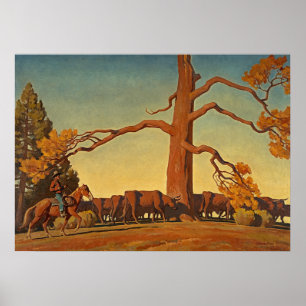 Top of the Ridge by Maynard Dixon Poster