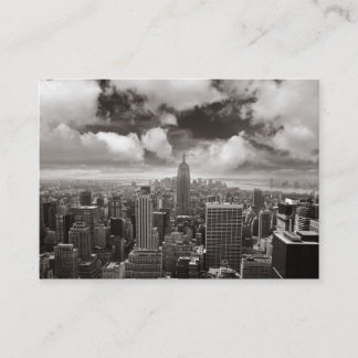 Top of the rock on a business card