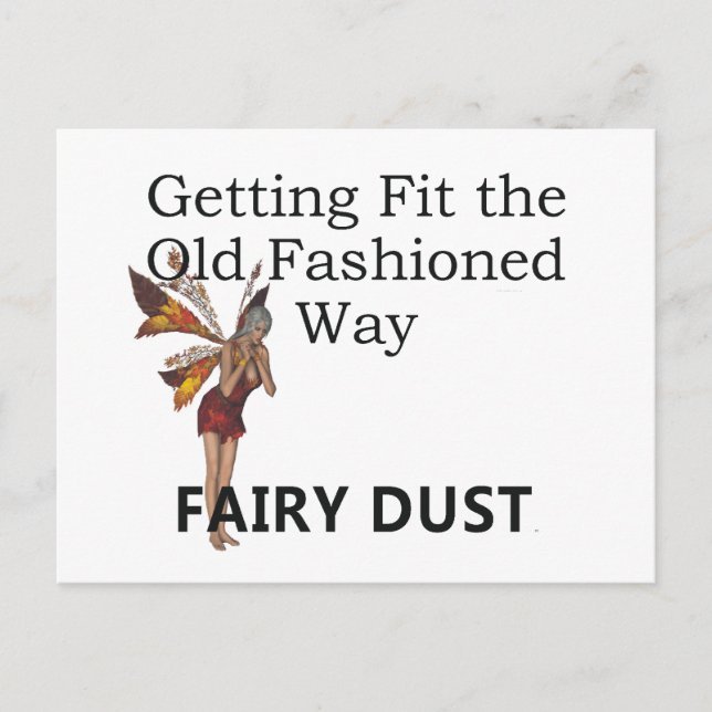 TOP Old-Fashioned Fitness Postcard (Front)