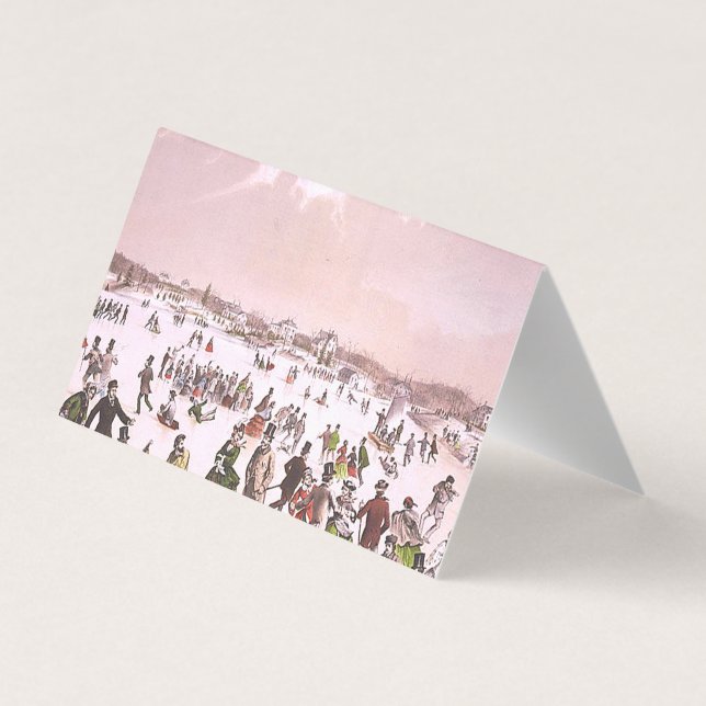 TOP One Beautiful Skate Business Card (Back)