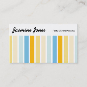 Top Panel - Colour Stripes 02 Business Card
