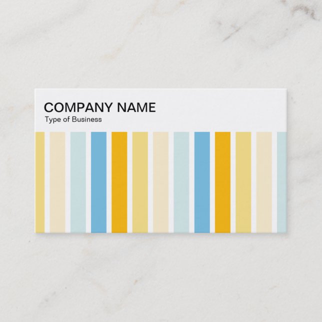 Top Panel - Colour Stripes 02 Business Card (Front)