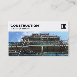 Top Panel - Constuction - Scaffolding Business Card