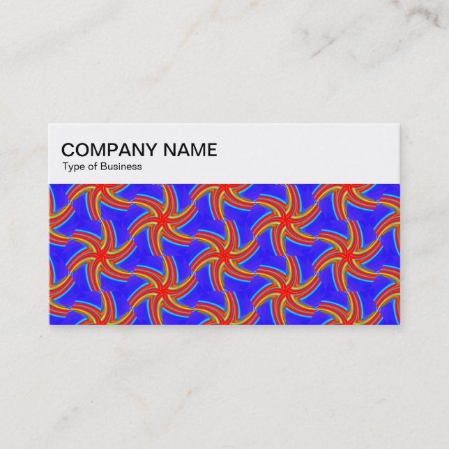 Top Panel - Geometric Pattern 160614(4) Business C Business Card (Front)