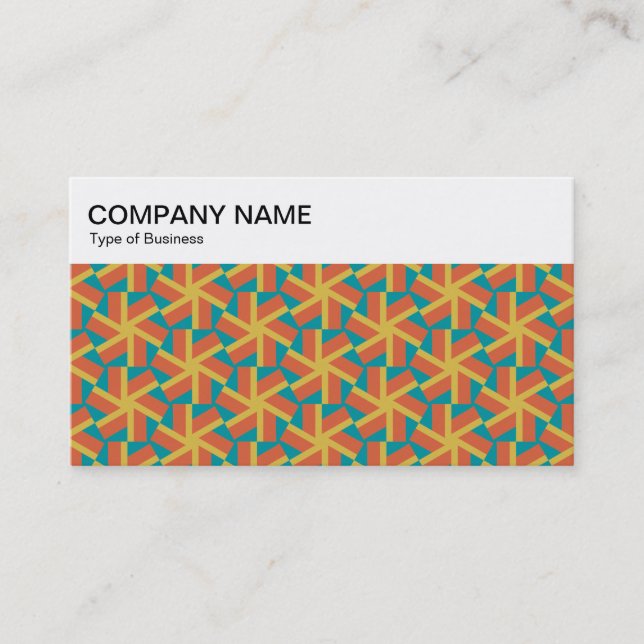 Top Panel - Geometric Pattern 230614(4) Business C Business Card (Front)
