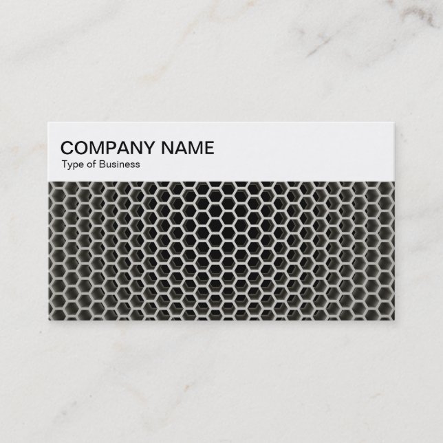 Top Panel - Honeycomb Warm Business Card (Front)