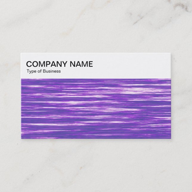 Top Panel - Purple Interference Business Card (Front)