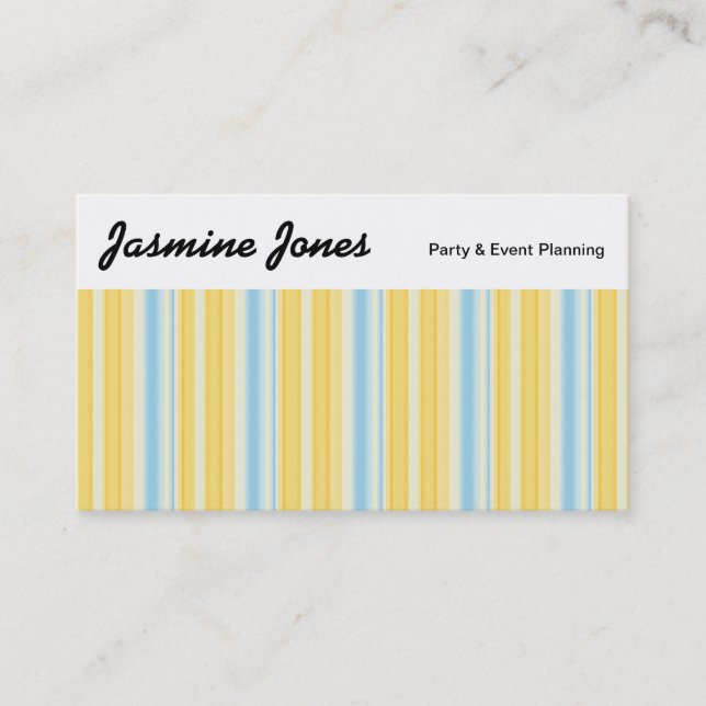Top Panel - Stripes 310515 (01) Business Card (Front)