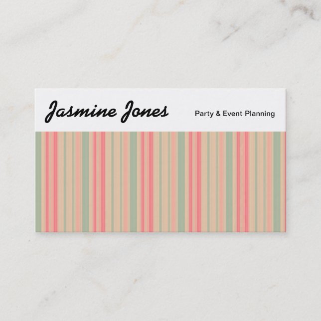 Top Panel - Stripes 310515 (05) Business Card (Front)