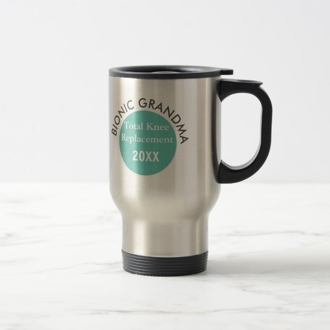 Top pick! Bionic GRANDMA (knee replacement) mug (Right)