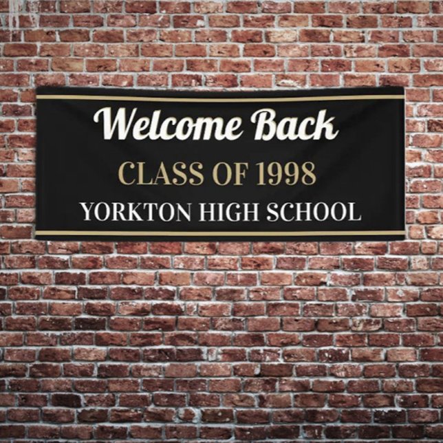 Top Pick! CUSTOM Class Reunion banner (Creator Uploaded)