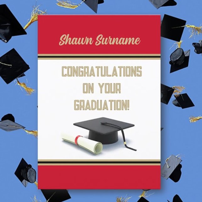 Top Pick! Custom Graduation Card (Creator Uploaded)
