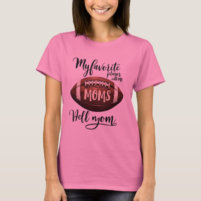 Top Picks: Cute and Comfortable Football Mum Tees (Front)