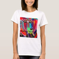 Top playero,Mujer Shaman,Shaman woman,red,mystic